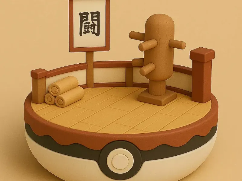 Pokemon Fighting Base/stand for Chibi Pokemon models