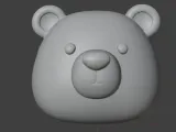 Polar bear head-2