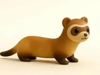 cute ferret