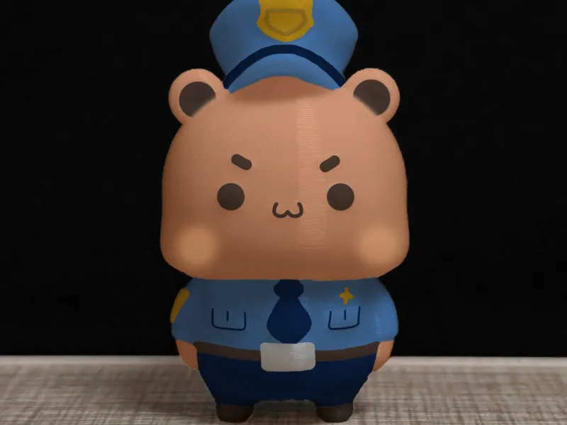 Couple Bear-police officer_bubu