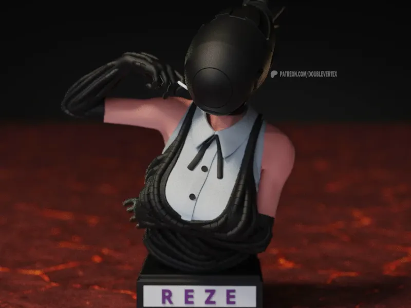 Reze Bomb Devil - Chainsaw Man Bust Figure