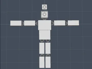 (Slice first and PRINT IN PLACE) Ragdoll with face magnets