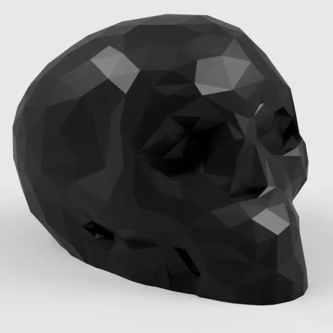 Low Poly Skull
