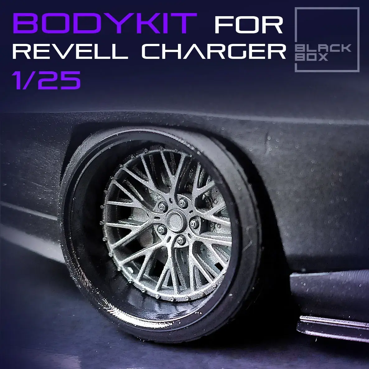Bodykit FOR CHARGER 68 Revell 1-25th Modelkit