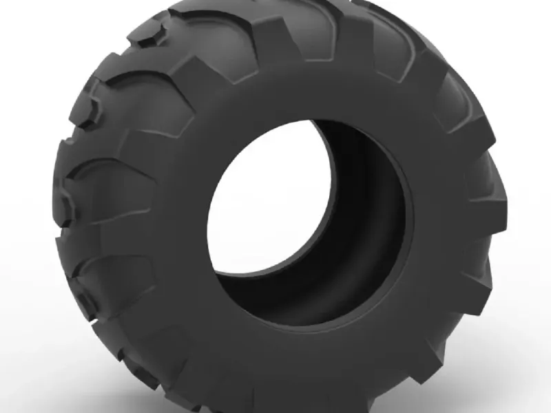 Tractor tire 36 Scale 1:25