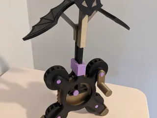 Bat Gears and Scotch Yoke
