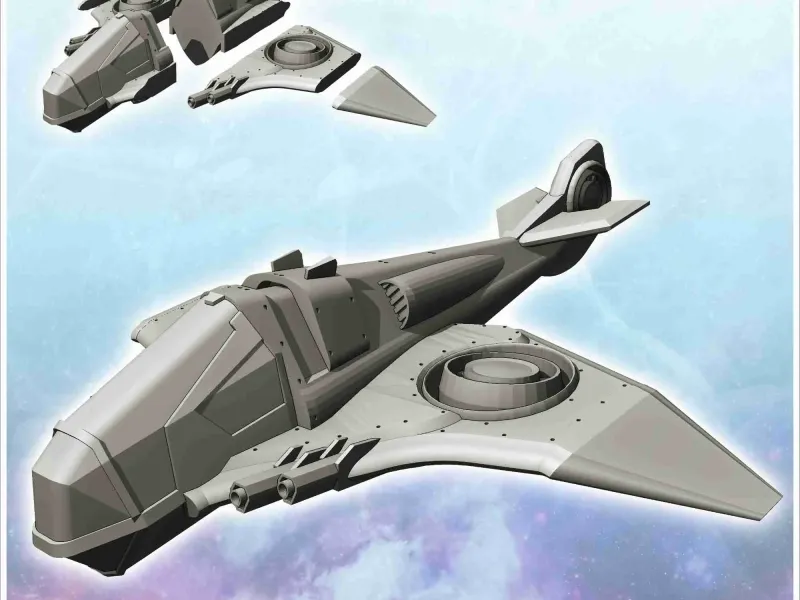 Warpwind Spectre Imperial hover fighter (4) - guerra de miniaturas