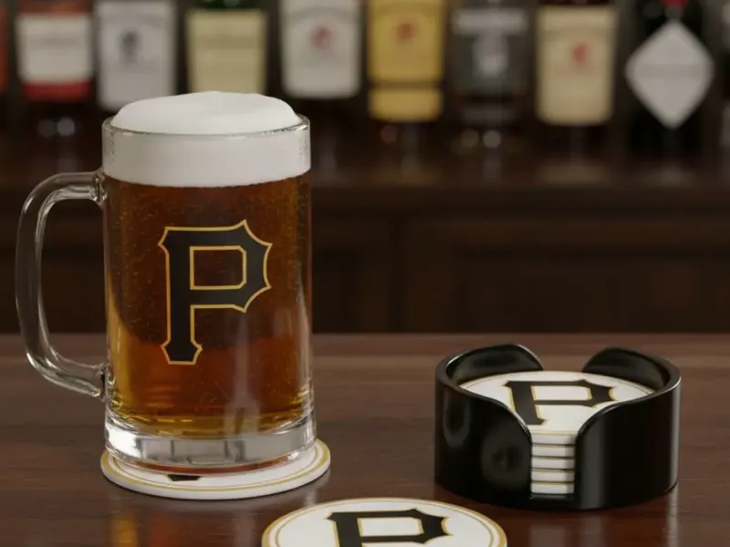 PIRATES COASTERS AND HOLDER