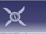 Manually Rotatable Shuriken - Scale to Desired Size for Printing-6