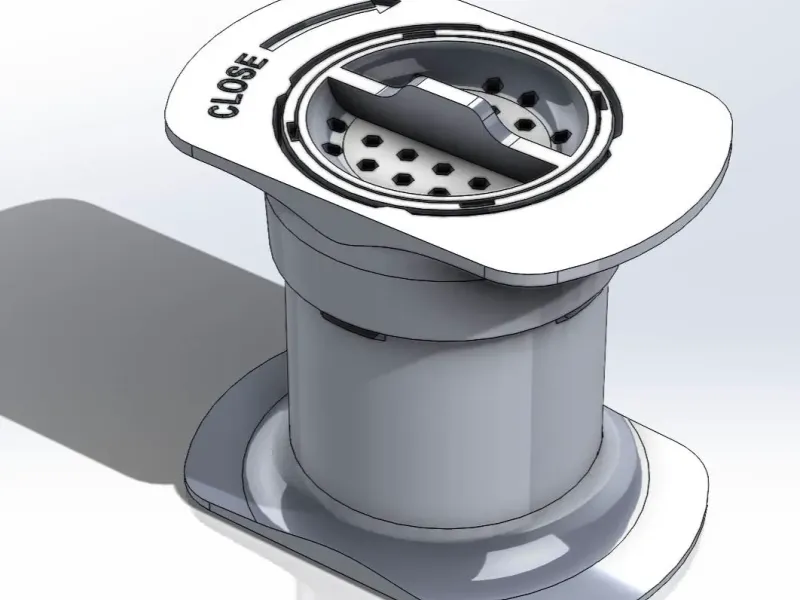 Silica Gell Storage inside the Filament's SPOOL