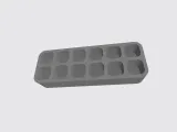 set box with compartments, thk 2mm, in size 10x10mm-2