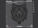 tête de loup wall art-1