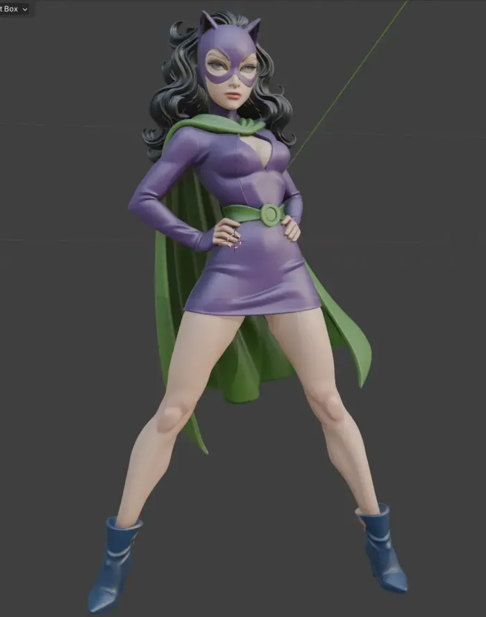 catwoman purple dress DC Comics Catwoman (Purple Edition) 1/4 Scale Limited Edition Maquette