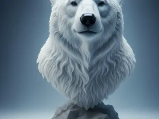 Oso Polar Busto
