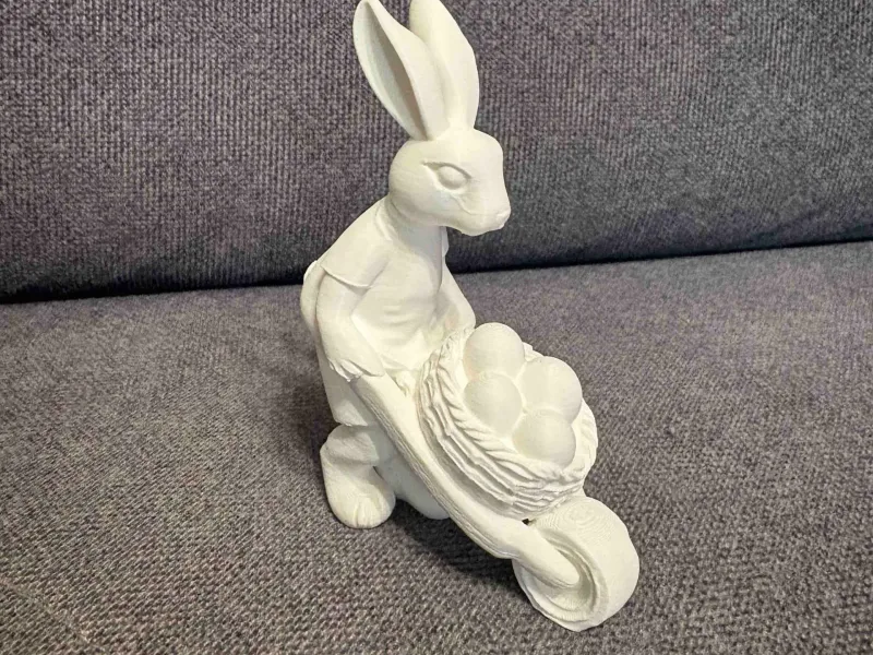 Decoração de coelho de Páscoa