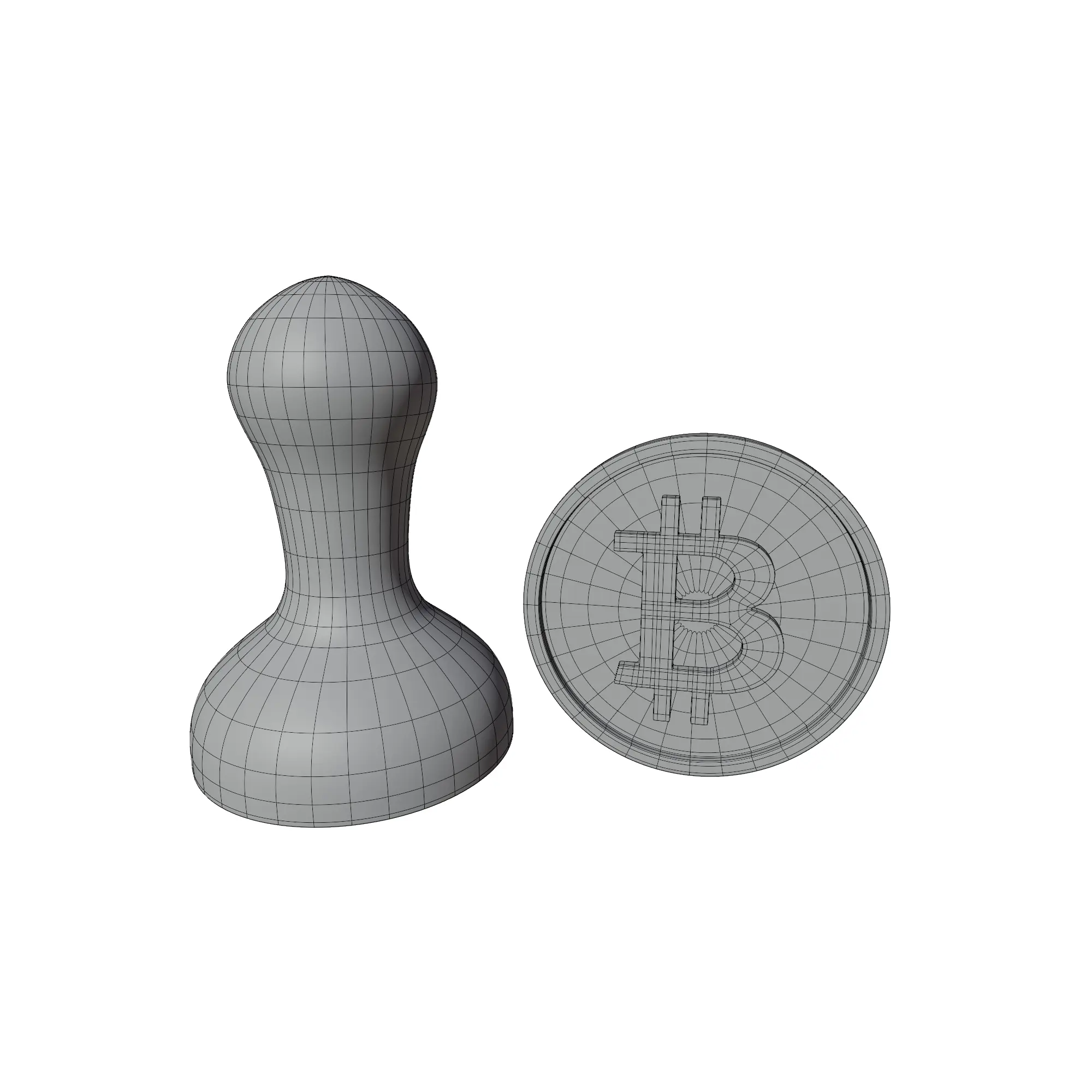 bitcoin logo stamp