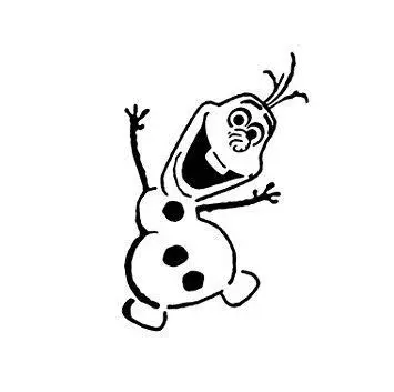 Stencil pupazzo di neve Olaf