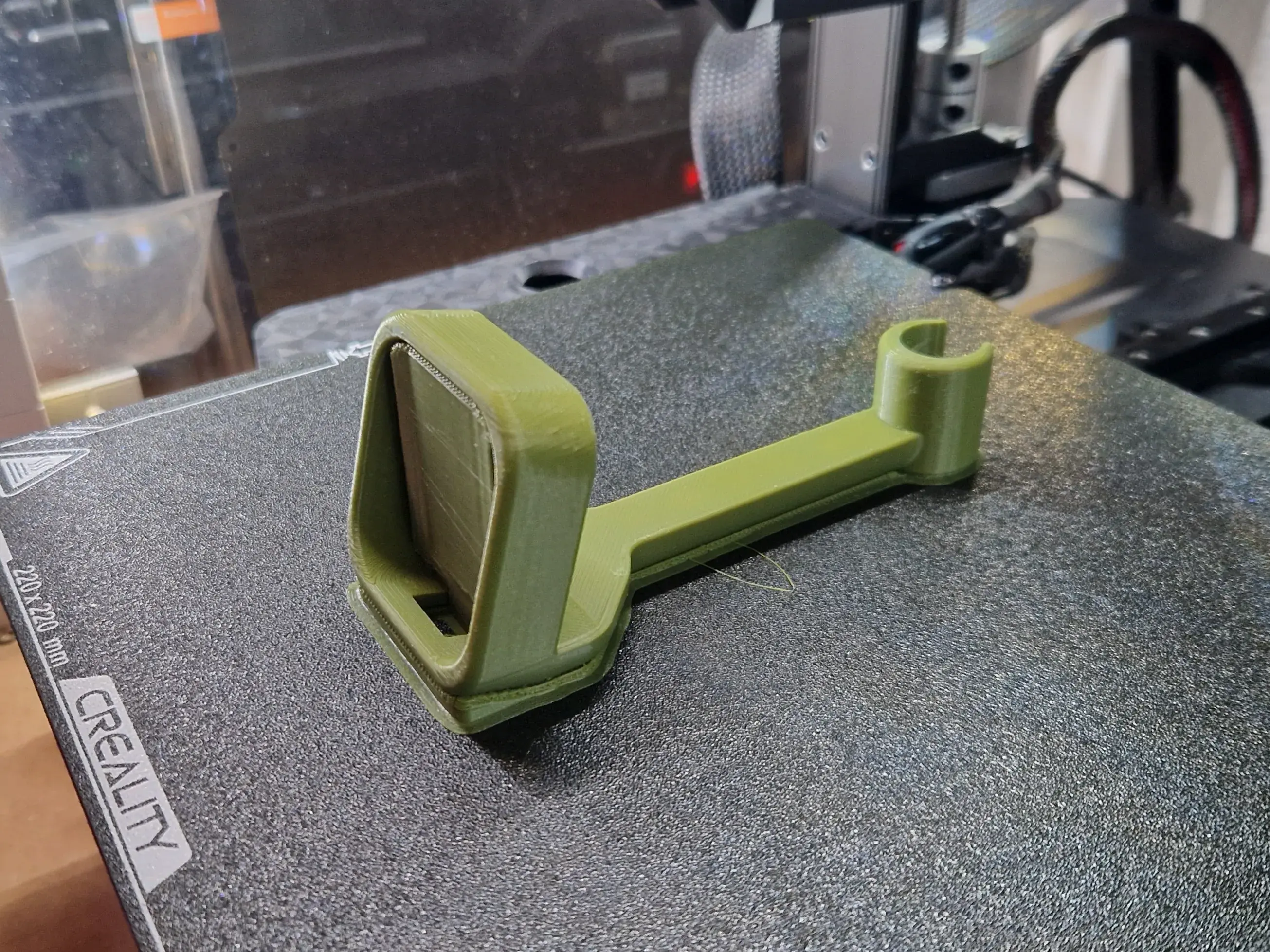 Grow tent temp / humidity monitor holder