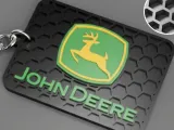 John Deere logo keychain-0