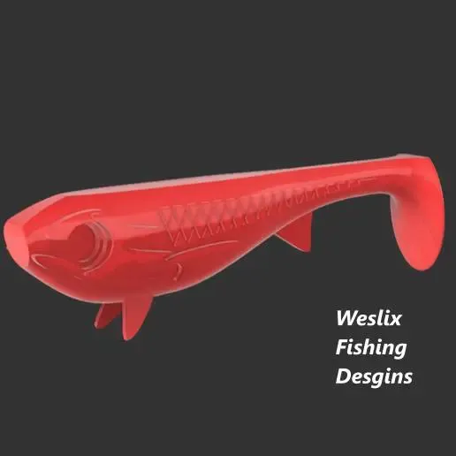 weslix stompnose shad softbait fishing lure