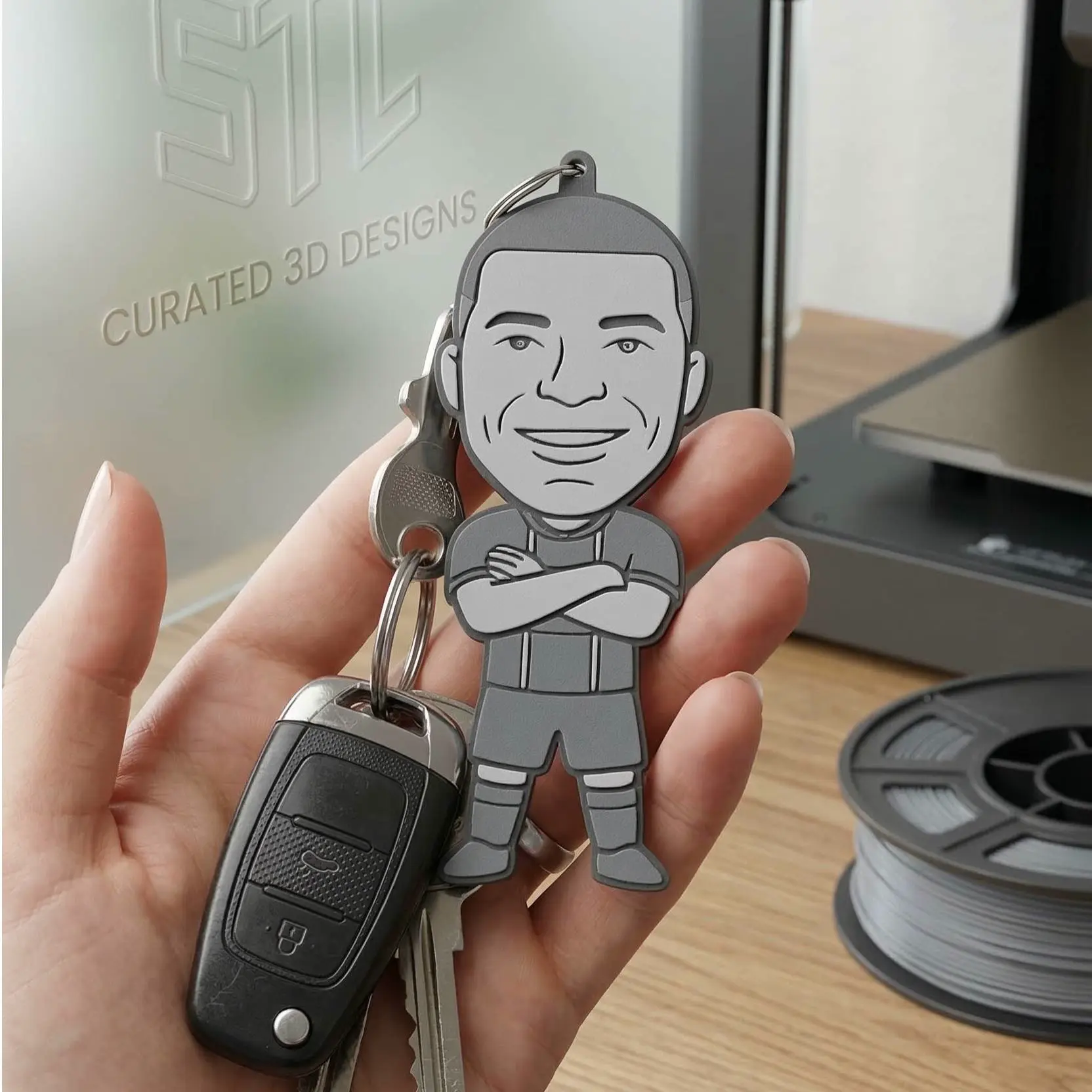 LLavero de Jugadores de Futbol Famosos - Mbappe