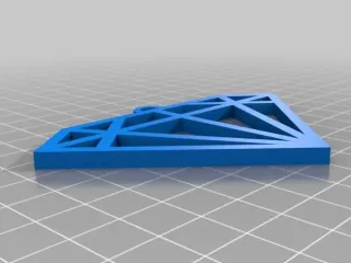 Diamond Keychain Flat