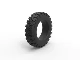 Offroad tire 76 Scale 1:25-1
