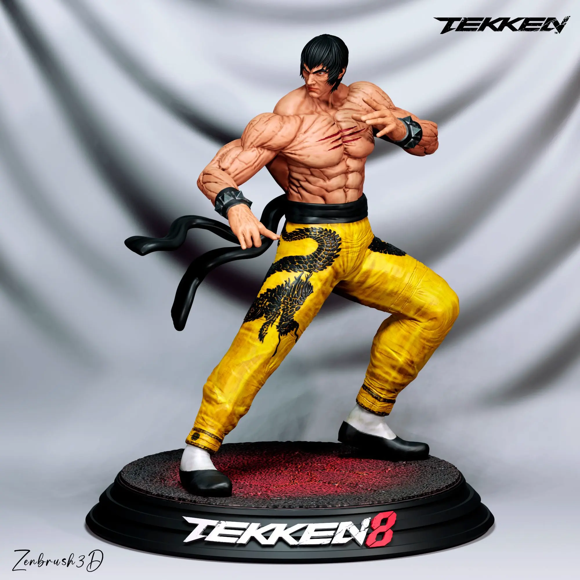 Tekken Marshall Law D Printable Download De Modelos D Creality