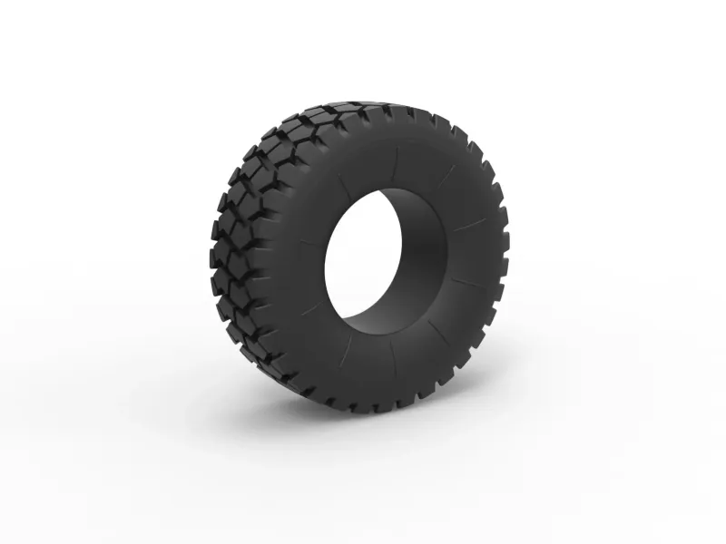 Pneumatico per camion militare 2 Scala 1:25