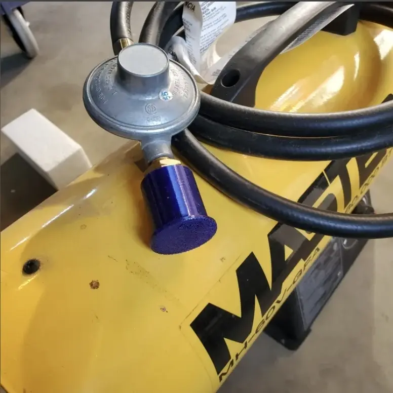 CGA-510 Male Fitting Cap, Threaded