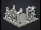 D&D - Dwarf rusty pipes room-4