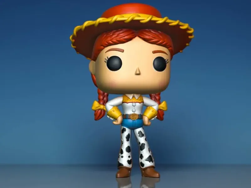 Jessie Toy Store Funko Style STL – Cowgirl Chibi Figure