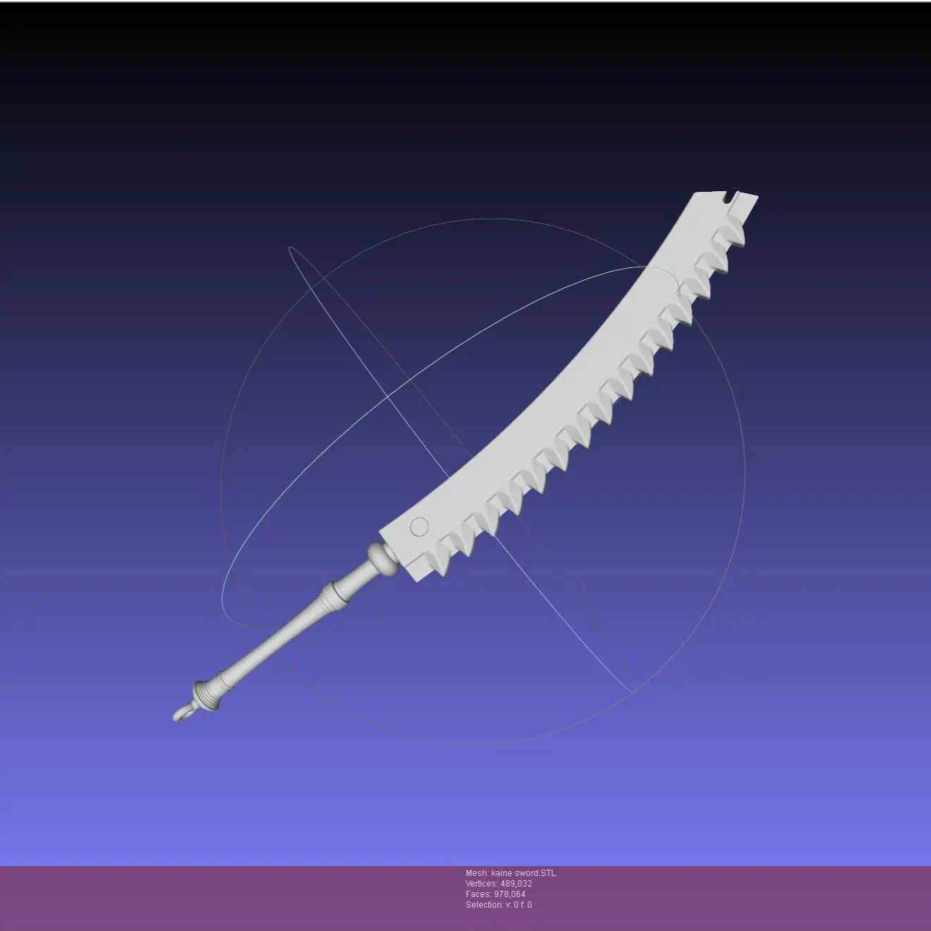 NIER Kaine Sword Printable Assembly