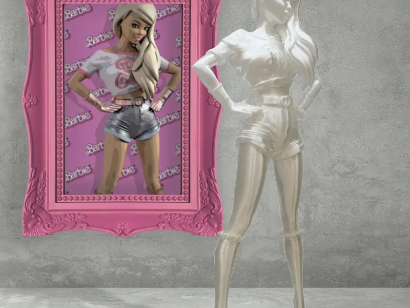 Barbie doll figurine