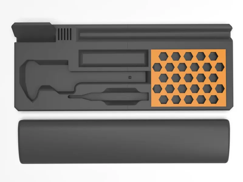 Soporte multifuncional para teclado y organizador de escritorio