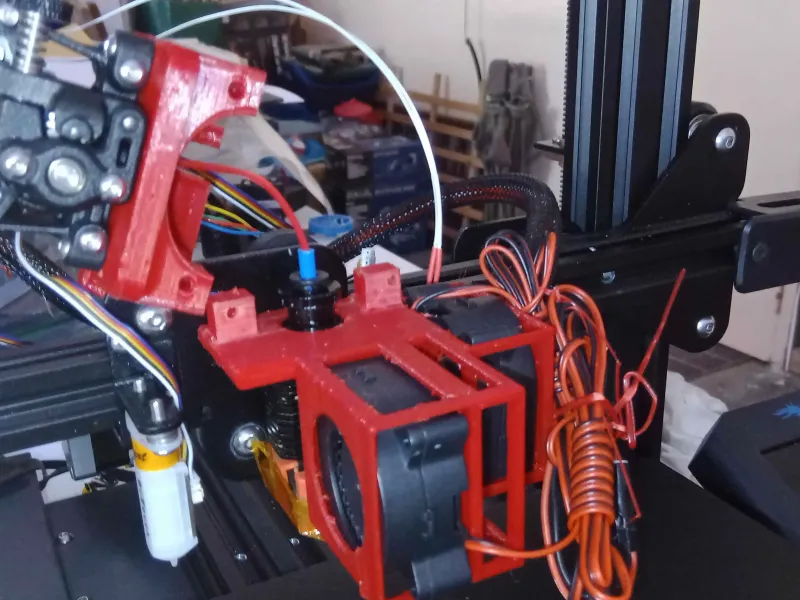 Ender3V2 - Combo Creality Spider Kopf / mini-Sherpa Extruder