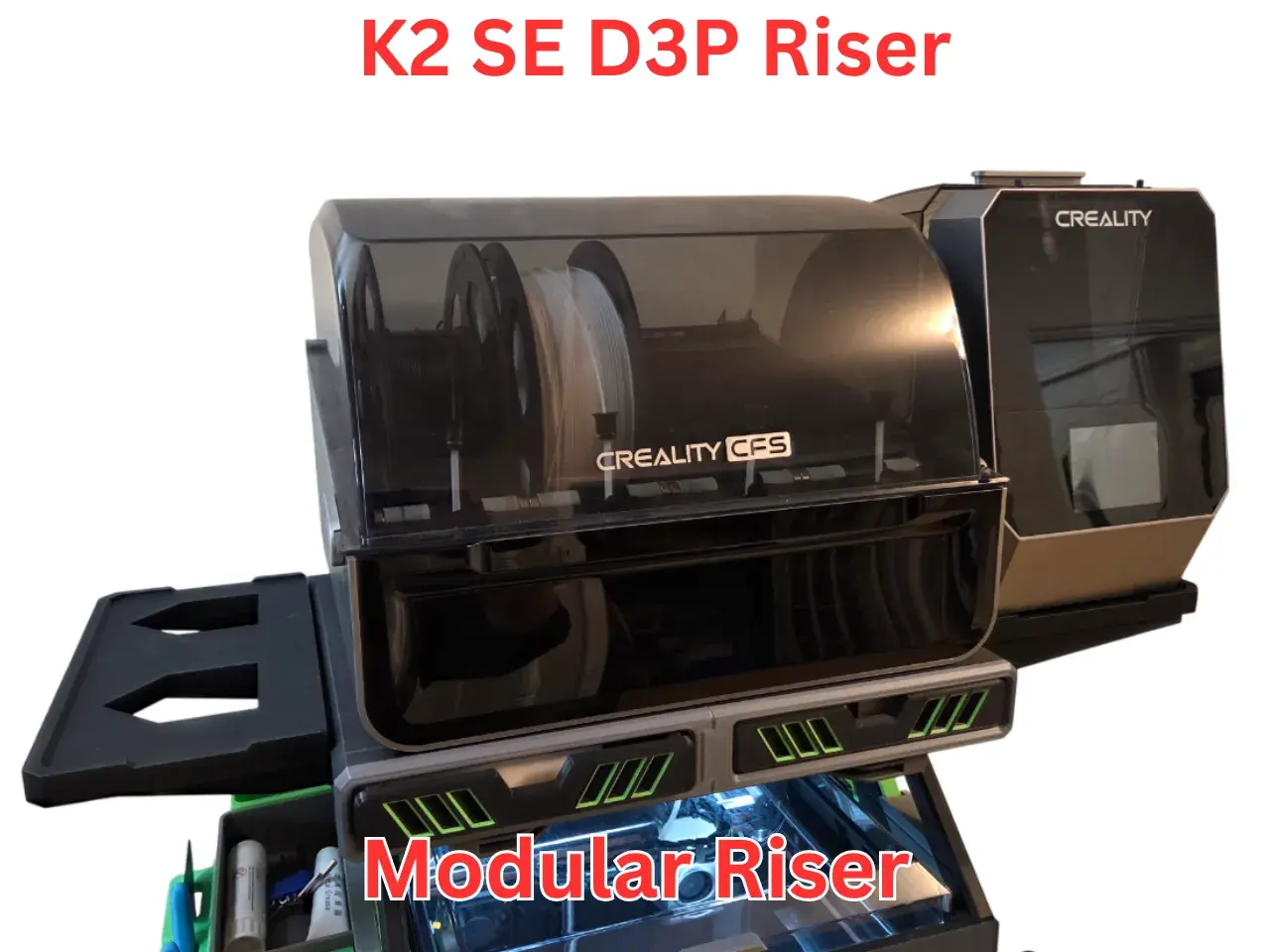 D3p Modular Riser 3D Printer Files | 3MF File | K2 SE D3P MODULAR RISER | Creality Cloud