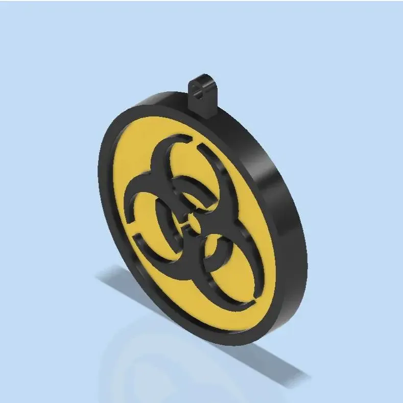 HAZARD Logo Keychain