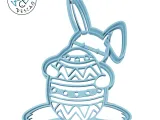 BUNNY EASTER EGG - COOKIE CUTTER-0