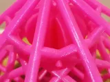 Lattice Cube 3D Printer Torture Test & Heart inside-0