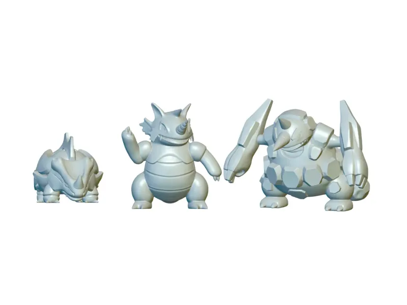 Pokemon Rhyhorn &amp; Rhydon &amp; Rhyperior (#111 &amp; #112 &amp; #464)
