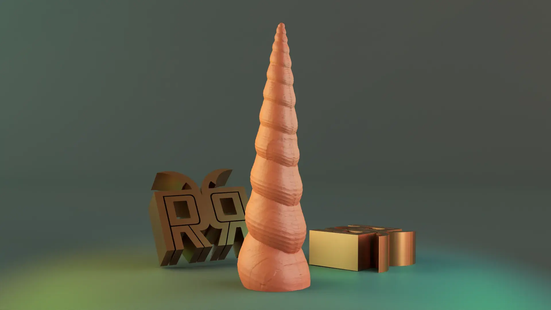Unicorn horse horn