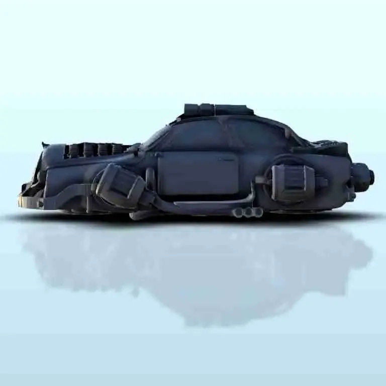 SF flying car 25 - sci-fi science fiction future 40k legion