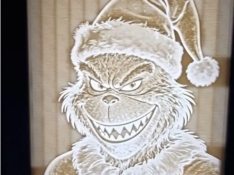 smiling grinch