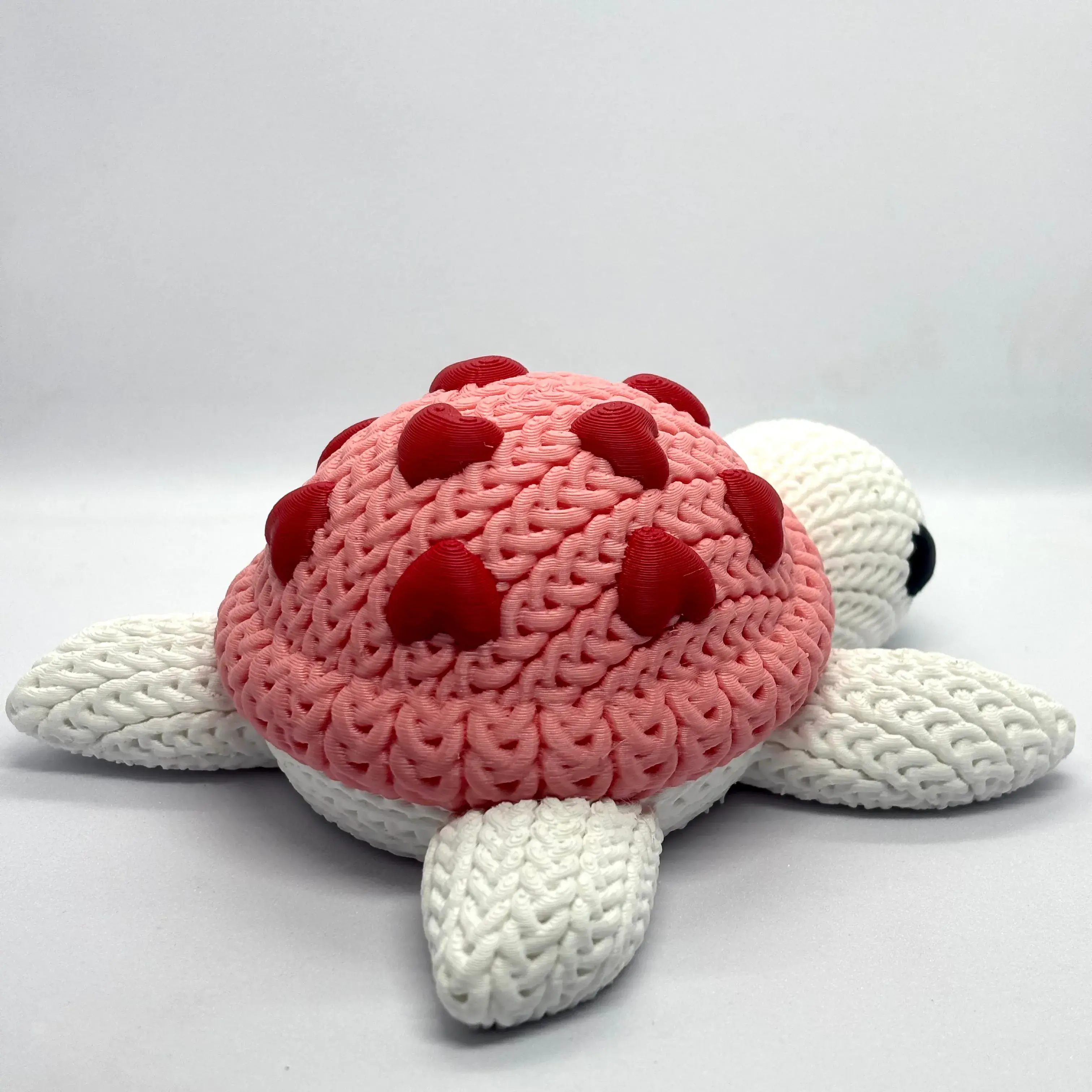Knitted Valentine Turtle