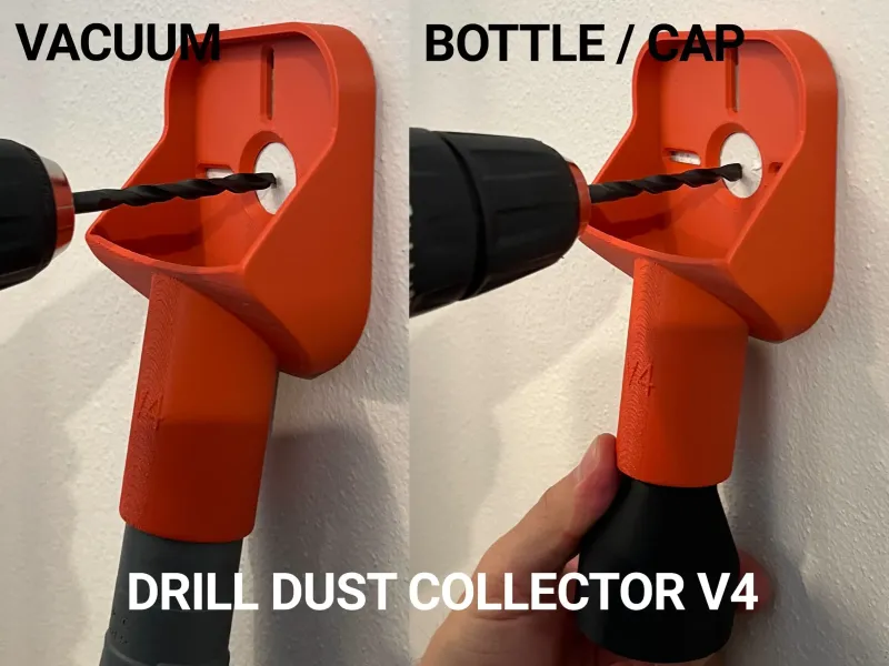Drill Dust Collector and Guide V4