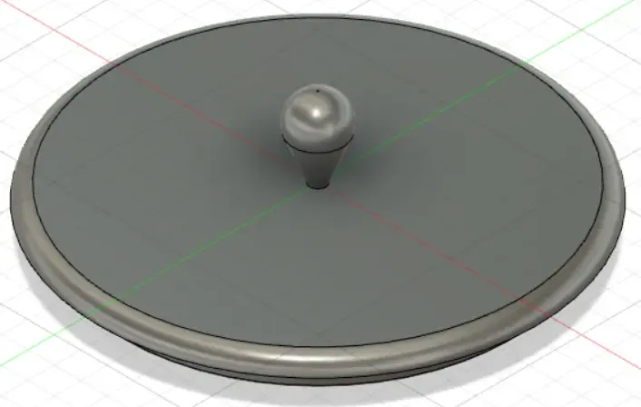 Tampa para pote de garrafa cortada.  Lid for cut bottle pot.
