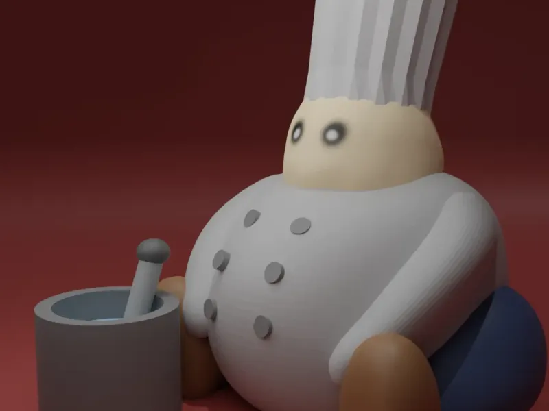 Chef Chonk - MEME - CREALITY CLOUD EXCLUSIVE