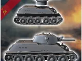 T-34 76 M1940 Model 1940 (T-3476A) with front headlight - mi-1