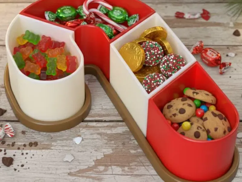 Christmass sock bowls